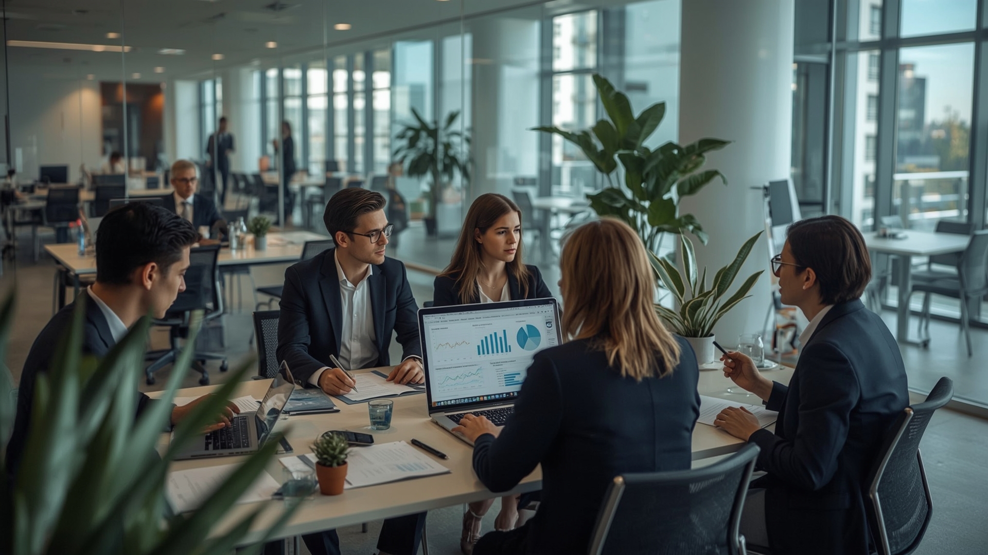 Expert comptable au travail